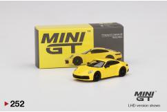Mini GT 1/64 Porsche 911 (992) Carrera 4S Racing Yellow image
