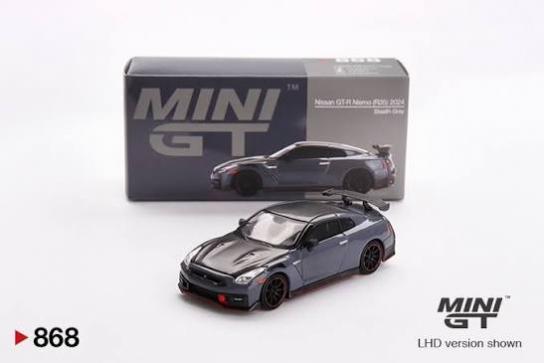 Mini GT 1/64 Nissan GT-R NISMO 2024 - Stealth Grey image