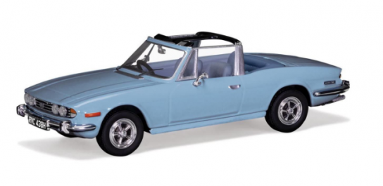 Corgi 1/43 Triumph Stag Mk1 Pre-Production Car (LD17) - Wedgewood Blue image