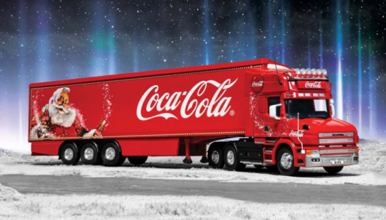 Corgi 1/50 Coca-Cola Christmas Truck image