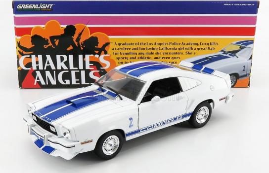 Greenlight 1/18 1976 Ford Mustang Cobra II - Jill Munroe's Charlies Angels image