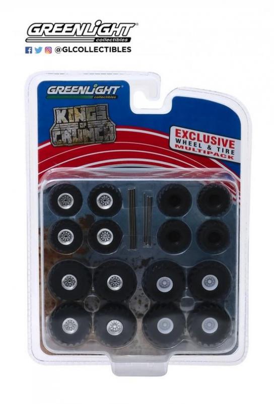 Greenlight 1/64 Kings of Crunch Wheel & Tyre Set image