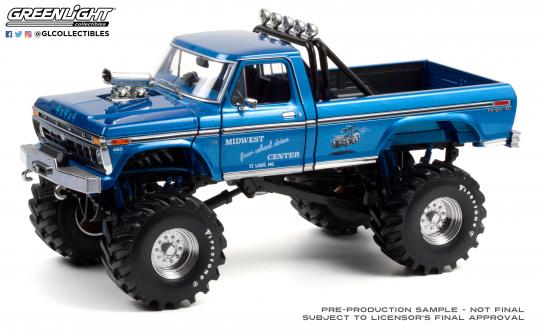 Greenlight 1/18 1974 Ford F-250 Monster Truck - Midwest image