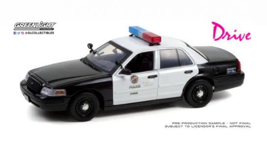 Greenlight 1/18 2001 Ford Crown Victoria Police Interceptor - LAPD image