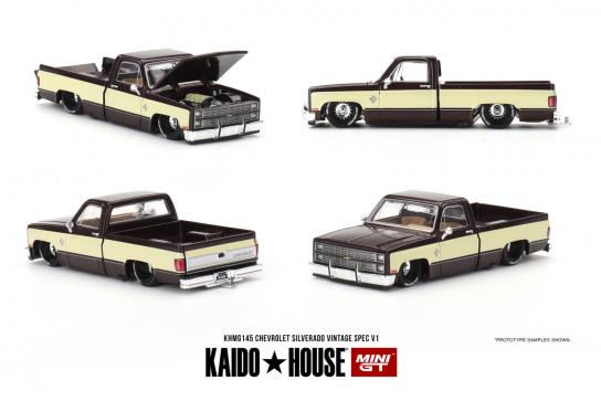 Mini GT 1/64 Chevrolet Silverado Kaido Vintage Spec V1 image