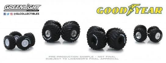 Greenlight 1/64 Wheel & Tyre Set - Goodyear image