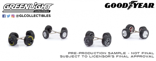 Greenlight 1/64 Wheel & Tyre Set - Goodyear image