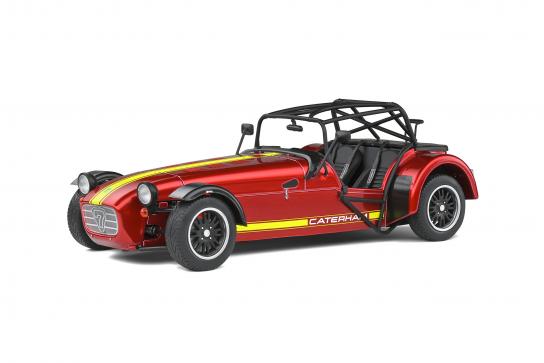 Solido 1/18 Caterham Seven 275 Academy Met. Red & Yellow 2014 image