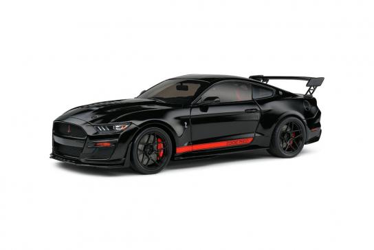 Solido 1/18 Shelby GT500-H 2023 Black with Red Stripes image