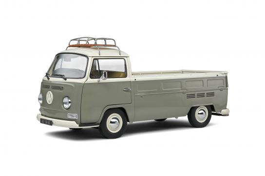 Solido 1/18 Volkswagen T2 Pick-up Grey/White 1968 image