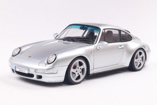 Solido 1/18 Porsche 911 (993) 4S 1996 - Polar Silver image