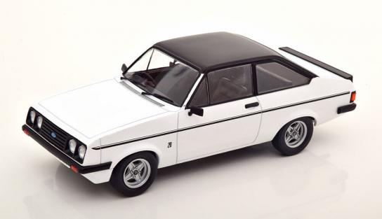 Model Car Group 1/18 Ford Escort Mk.2 RS2000 1977 RHD White/Black image