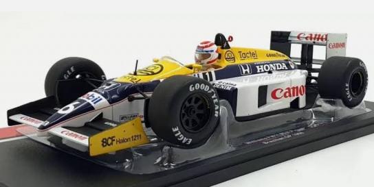 Model Car Group 1/18 Williams FW11 Honda #6 Nelson Piquet 1986 Brazil GP image