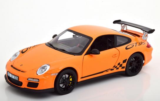 Norev 1/18 Porsche 911 GT3 RS 2009 - Orange image