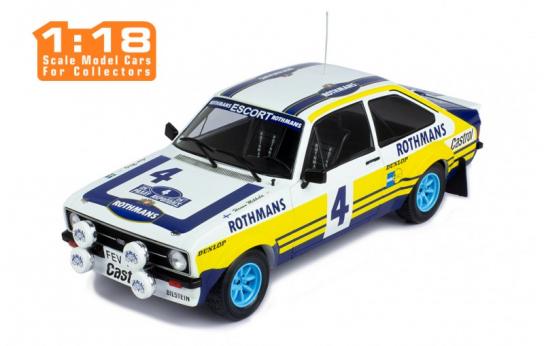 IXO Models 1/18 Ford Escort Mk.II RS1800 #4 Rally Acropolis Mikkola/Hertz image