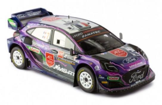 IXO Models 1/18 Ford Puma Rally1 #7 Rally Acropolis 2022 image