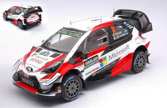 IXO Models 1/18 Toyota Yaris WRC #8 Rally Sweden Tanak/Jarveoja image