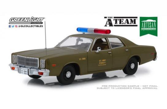 Greenlight 1/18 1977 Plymouth Fury - US Army image