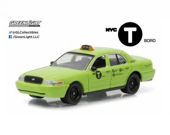Greenlight 1/64 2011 Ford Crown Victoria - NYC Taxi image
