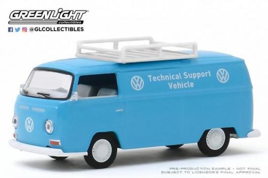 Greenlight 1/64 1971 Volkswagen Type 2 Panel Van - VW Tech Support image