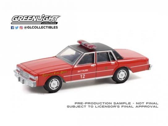 Greenlight 1/64 1990 Chevrolet Caprice - Chicago Fire image