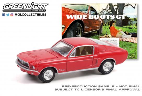 Greenlight 1/64 1968 Ford Mustang image