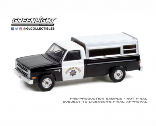 Greenlight 1/64 1987 Chevrolet C-10 - CHP image