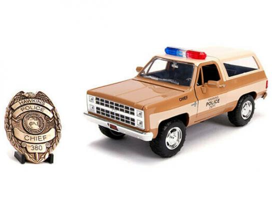 Jada 1/24 Police Chevy Blazer 'Stranger Things' with Badge image
