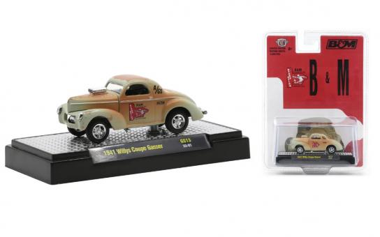 M2 Machines 1/64 1941 Willys Coupe Gasser image