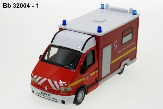 Bburago 1/50 Renault Master Fire Service Vehicle image