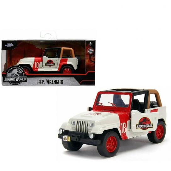 Jada 1/32 Jurassic World 1992 Jeep Wrangler image