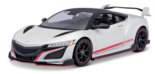 Maisto 1/24 Acura NSX 2018 White/Red image