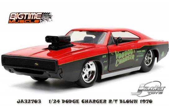 Jada 1/24 Dodge Charger R/T Blown 1970 'Voodoo Charger' - DiecastModels
