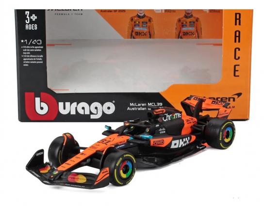 Bburago 1/43 McLaren MCL39 F1 2025 #81 Oscar Piastri image