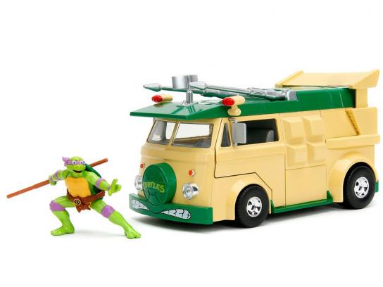 Jada 1/24 Party Wagon with Donatello - Teenage Mutant Ninja Turtles image