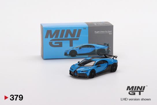 Mini GT 1/64 Bugatti Chiron Pur Sport Blue image