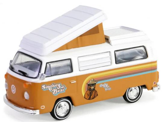 Greenlight 1/64 1974 Volkswagen Type 2 T2 Westfalla Campmobile image