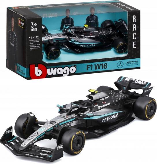 Bburago 1/43 Mercedes-AMG Petronas W16 F1 2025 #12 Kimi Antonelli image