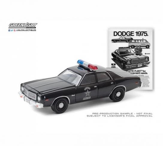 Greenlight 1/64 1975 Dodge Coronet - State Police image