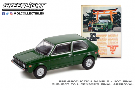 Greenlight 1/64 1977 Volkswagen Rabbit image