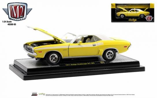 M2 Machines 1/24 1971 Dodge Challenger R/T 383 image