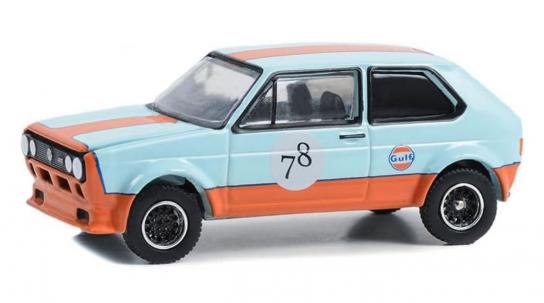 Greenlight 1/64 1974 Volkswagen Golf GTI Widebody - Gulf Oil image