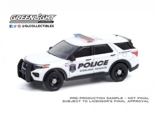 Greenlight 1/64 2020 Ford Police Interceptor Utility - Michigan image