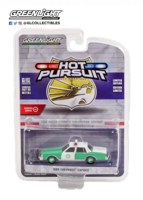 Greenlight 1/64 1989 Chevrolet Capice - San Diego image