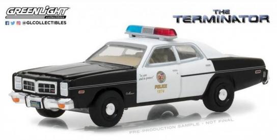 Greenlight 1/64 1977 Dodge Monaco Met Police - Terminator image