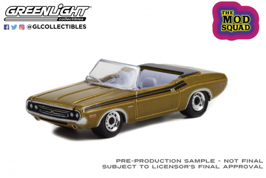 Greenlight 1/64 1971 Dodge Challenger 340 Convertible image