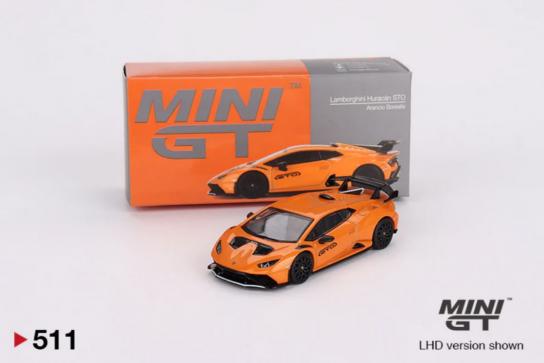 Mini GT 1/64 Lamborghini Huracan STO Arancio Boreallis image