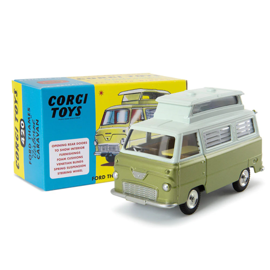Corgi 1/43 Ford Thames Airborne Caravan #420 image