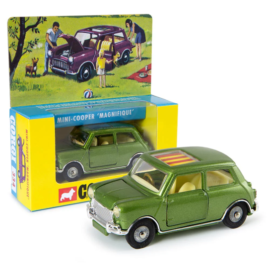 Corgi 1/41 Mini Cooper Magnifique Green #334 image