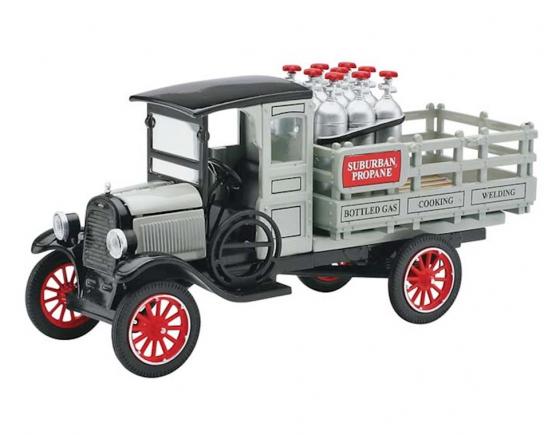 New Ray 1/32 1923 Chevy Series D Pick Up Carrying Gas Cylinders Grey image